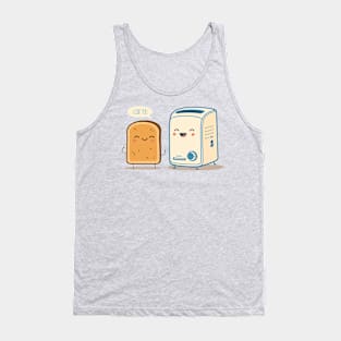 I Loaf You - Cute Bread and Toaster Tank Top